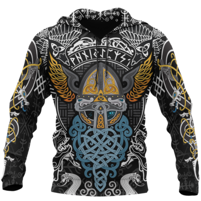 Viking Odin - Wotan Pullover Hoodie A0