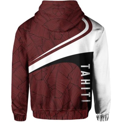 Tahiti Palm Allover Print Pullover Hoodie A0