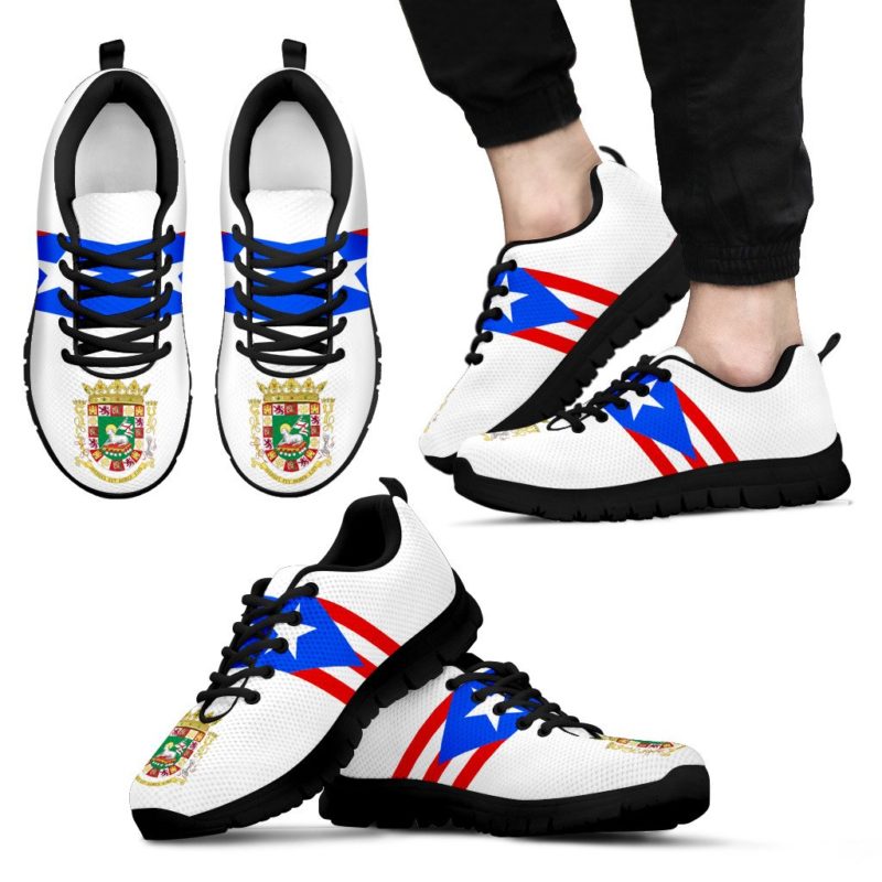 Puerto Rico Sneakers White Men/Women's Shoes H5 Art Hoodie