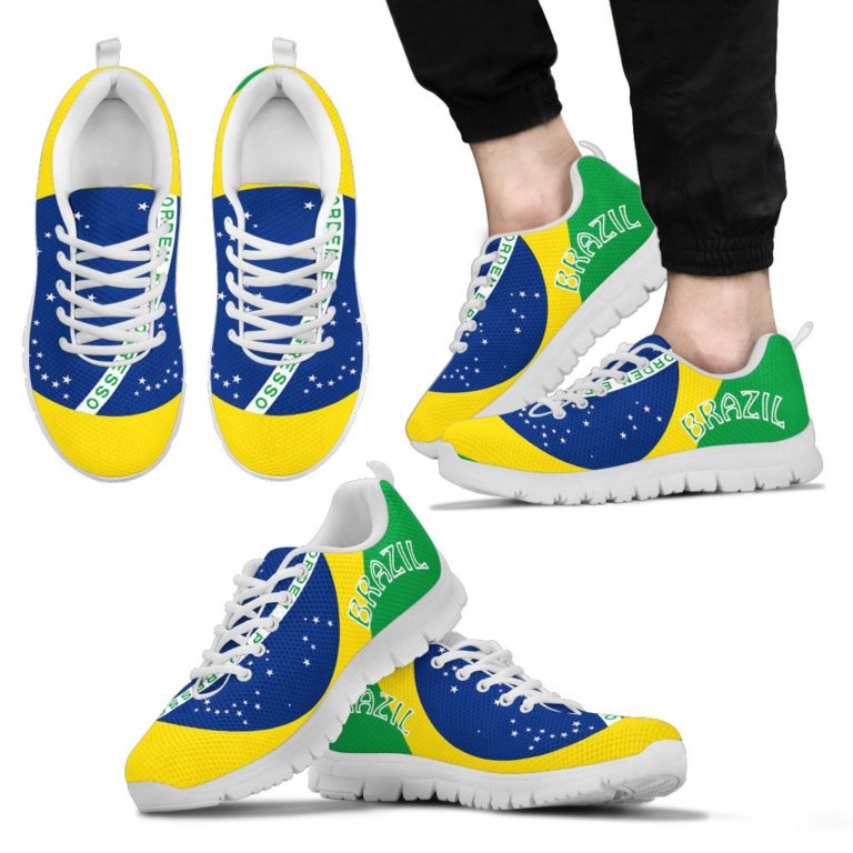Brazil Flag (Men’s / Women’S) Sneaker A4 – Art Hoodie