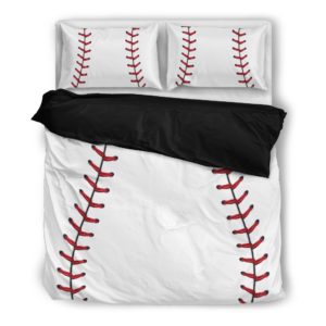 Baseball Bedding Set Black Th72