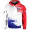 Croatia Sport Design Pullover Hoodie A0