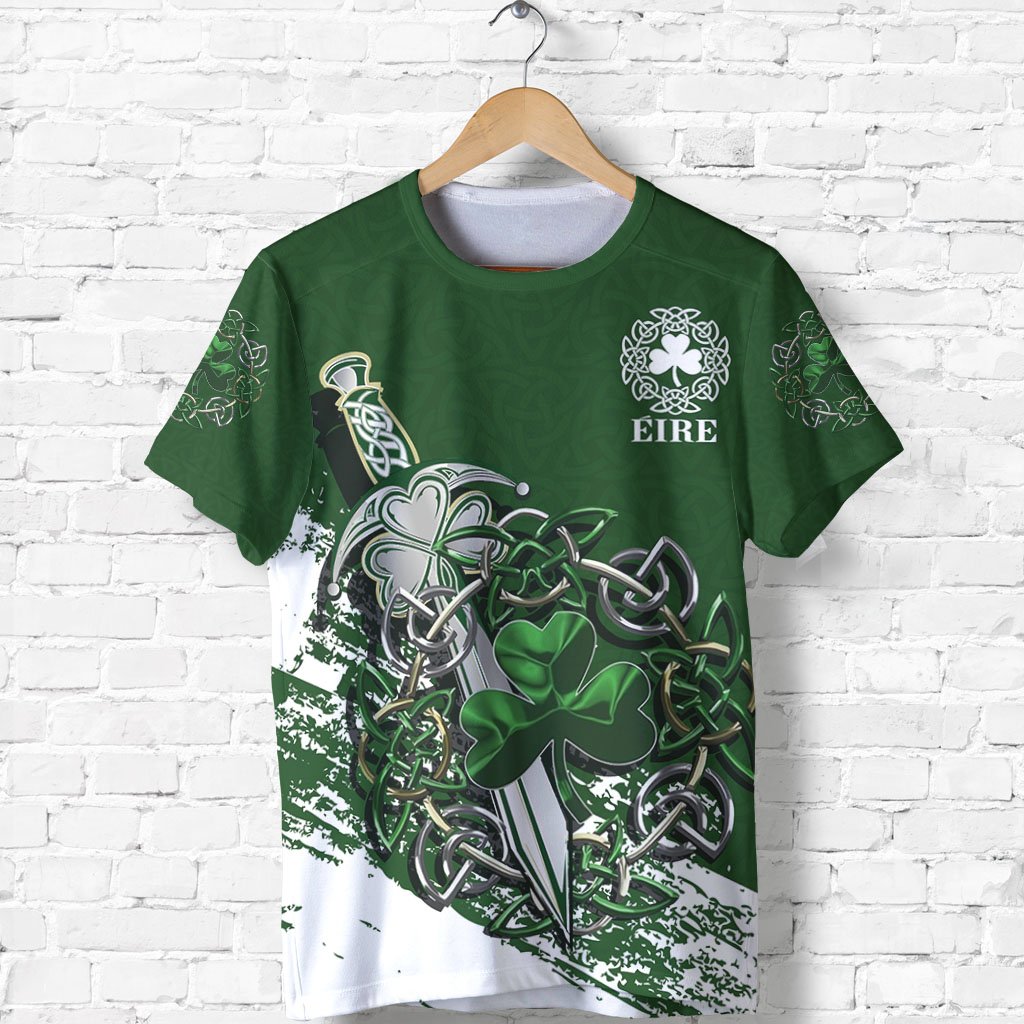 Slumber Integrere Ministerium Ireland - Celtic Shamrock & Sword Special T-Shirt A7 - Art Hoodie