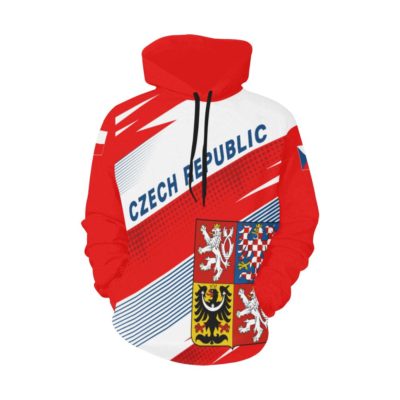 Czech Republic Flag Hoodie - Pride Style J4