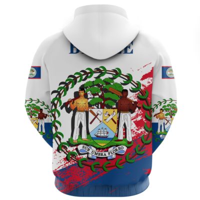 Belize Special Hoodie - White A7