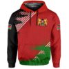 Kenya Sport Design Pullover Hoodie A0