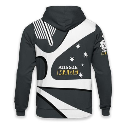 1stTheWorld Australia Hoodie - Australian Coat Of Arms Hoodie Kangaroo Aussie Made - Unisex - Bn15