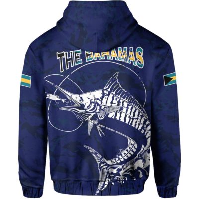 The Bahamas Blue Marlin Pullover Hoodie A0