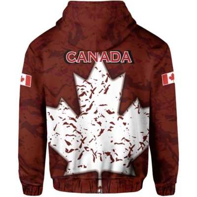 Canada White Maple Pullover Hoodie A0