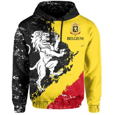 Belgium Lion On Top Hoodie A7
