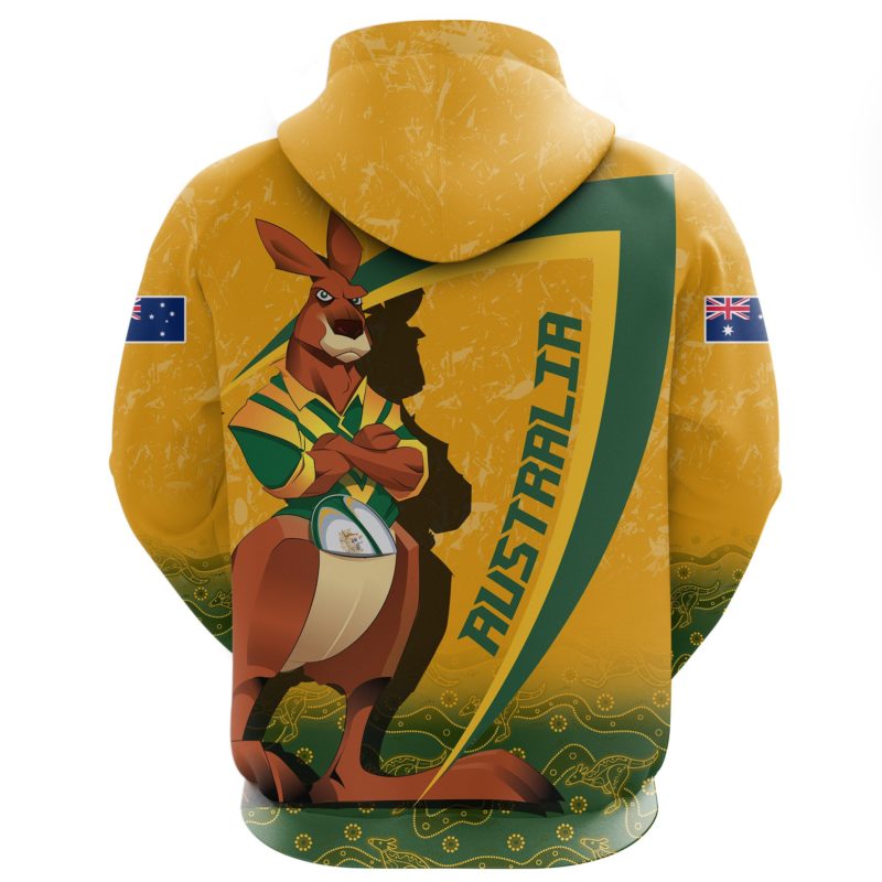 1stTheWorld Australia Hoodie - Rugby Kangaroo A7