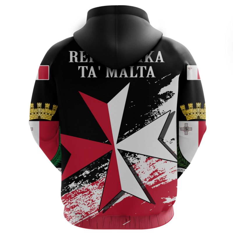 Malta - Maltese Cross Special Hoodie A7