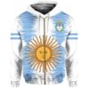 Argentina Zipper Hoodie - New Release A7