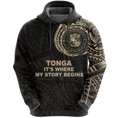 Tonga Hoodie It's Where My Story Begins A7