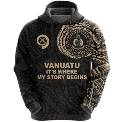 Vanuatu Hoodie It's Where My Story Begins A7