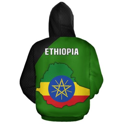 Ethiopia Map Hoodie A5