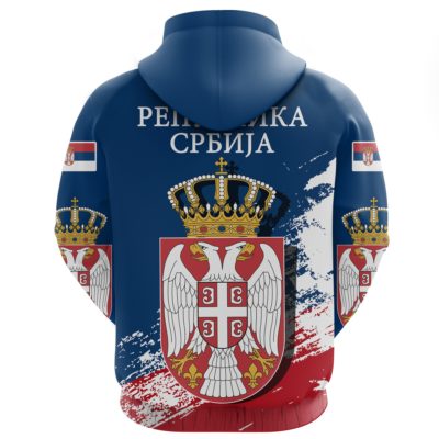 Serbia Special Hoodie - Blue Version A7