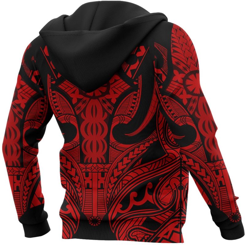 Fiji Active Hoodie - Red A7