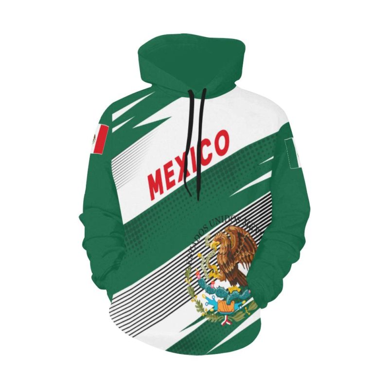 Mexico Flag Hoodie - Pride Style J4