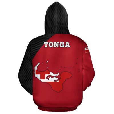Tonga Map Hoodie A5