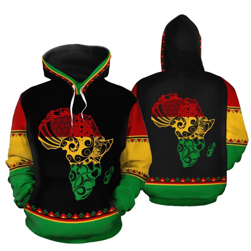 African Hoodie - Africa Reggae - BN39