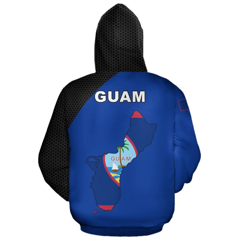 Guam Map Hoodie A5