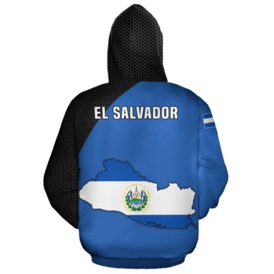 El Salvador Map Hoodie A5