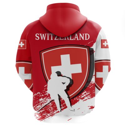 Switzerland Hoodie - Swiss Hockey A7