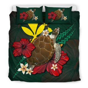 Hawaii Bedding Set - Green Turtle A02