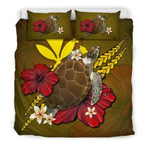 Hawaii Bedding Set - Yellow Turtle A02