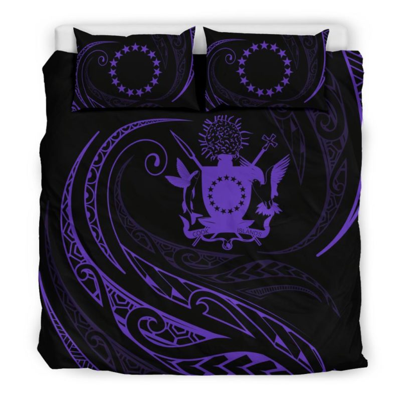 Cook Islands Bedding Set - Purple -  Frida Style J94