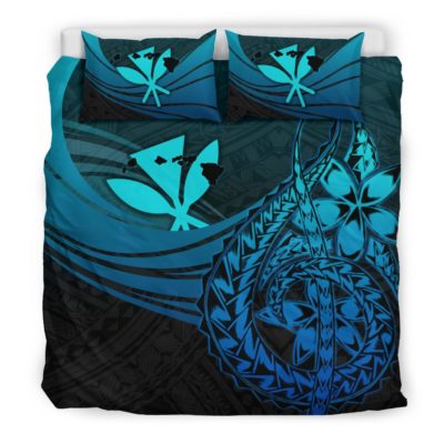 Hawaii Bedding Set Kanaka Maoli - Music Note (Blue) TH5