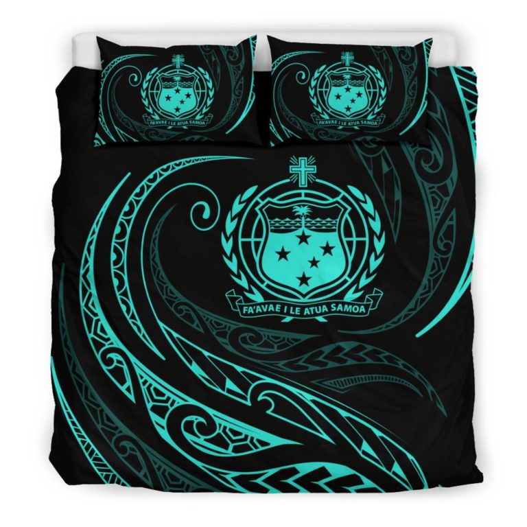 Samoa Bedding Set - Turquoise -  Frida Style J94