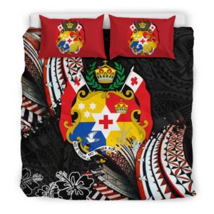 Tonga Coat Of Arms Ngatu Bedding Set K5