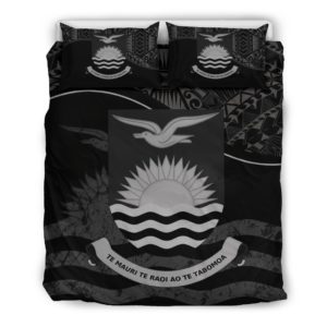 Kiribati Bedding Set Black A24