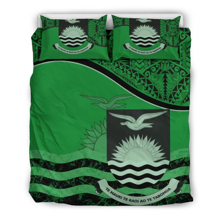 Kiribati Bedding Set Green A24