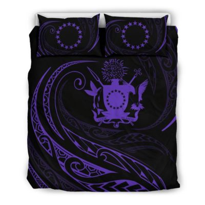 Cook Islands Bedding Set - Purple -  Frida Style J94