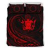 Cook Islands Bedding Set - Red -  Frida Style J94