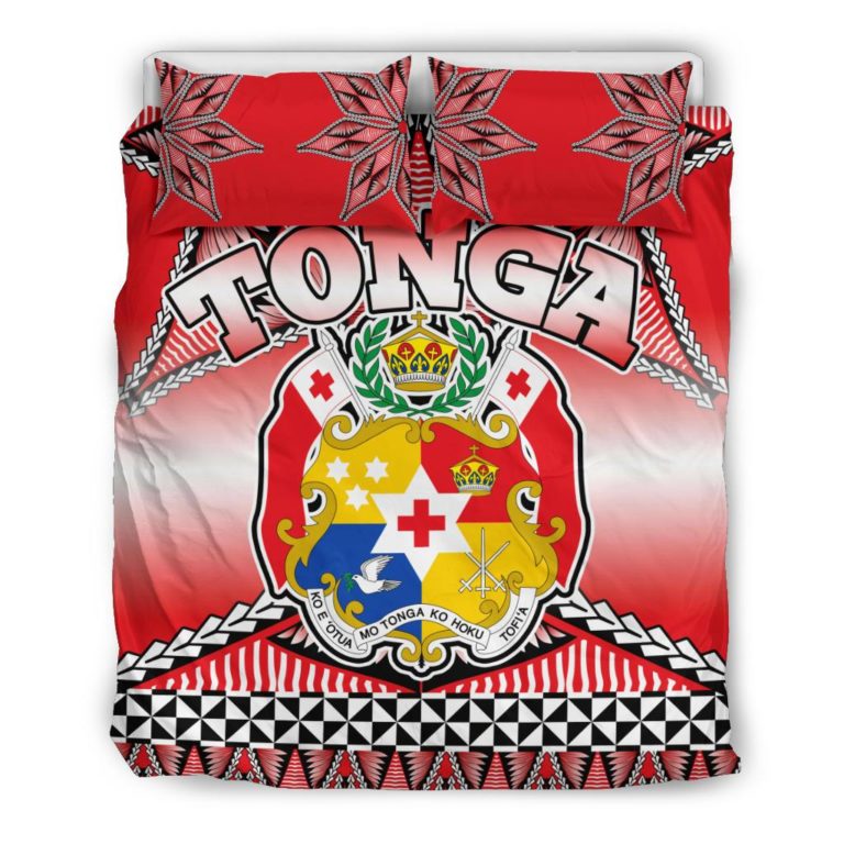 Tonga Coat Of Arms Bedding Set - BN12