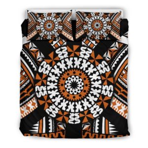 Fiji Islands Tapa Masi Bedding Set J0