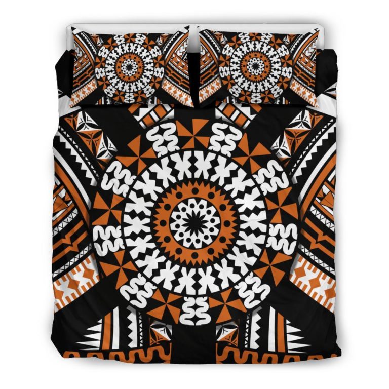 Fiji Islands Tapa Masi Bedding Set J0