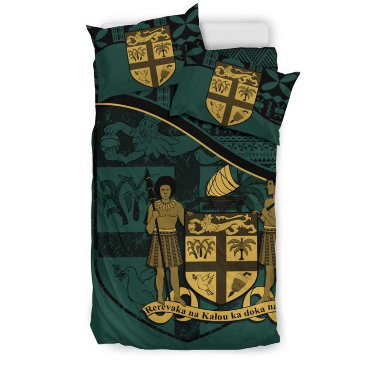 Fiji Bedding Set Dark Green A24