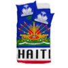 Haiti Coat Of Arms Duvet Cover Bn10