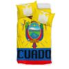 Ecuador Coat Of Arms Bedding Set Bn10