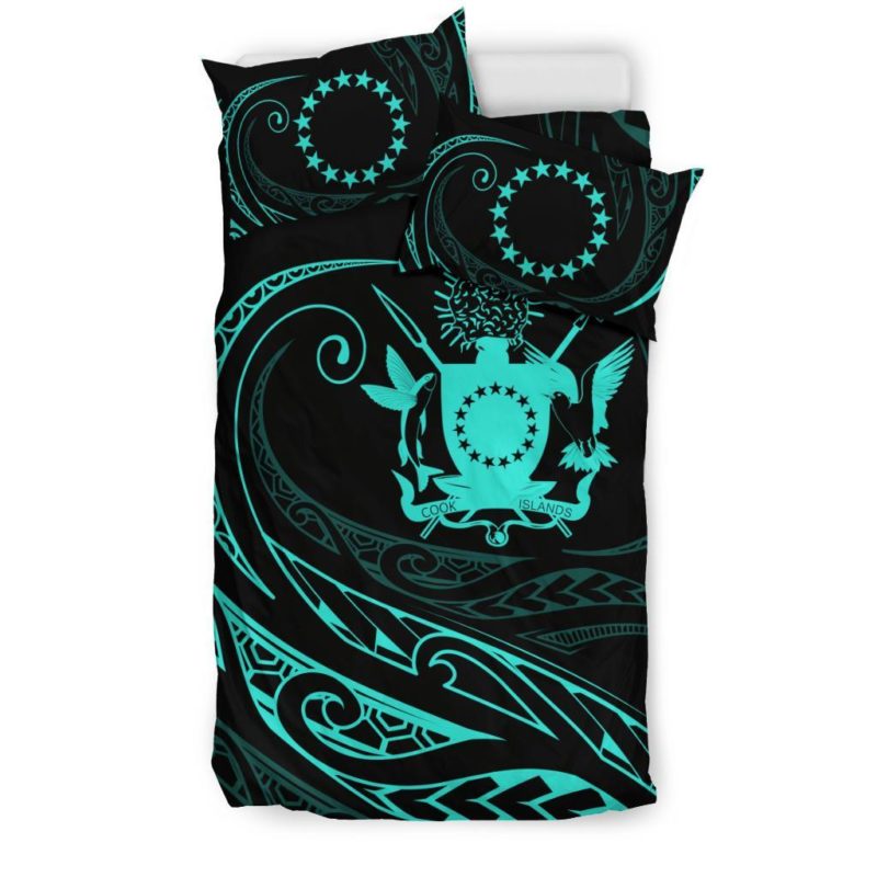 Cook Islands Bedding Set - Turquoise -  Frida Style J94