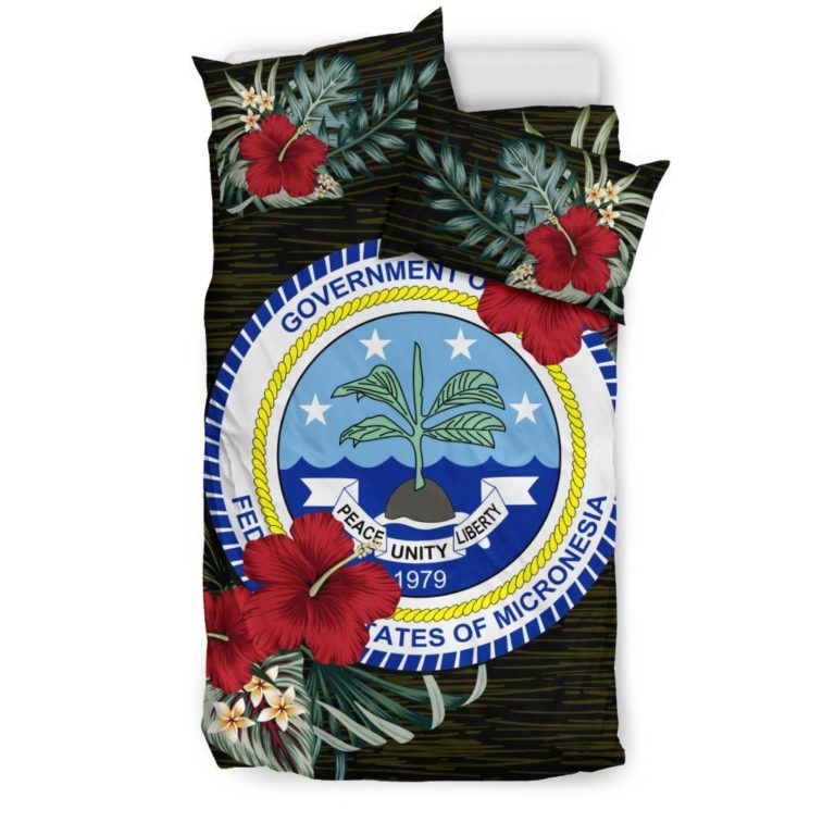 Federated States of Micronesia Bedding Set - Special Hibiscus A7