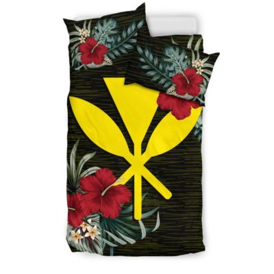 (Hawaiian) Kanaka Maoli Bedding Set - Special Hibiscus A7