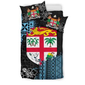 Fijian Masi Bedding Set - Fijian Tapa K5