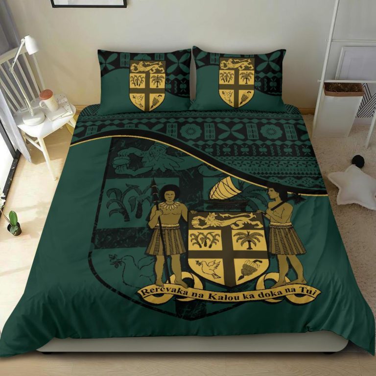 Fiji Bedding Set Dark Green A24