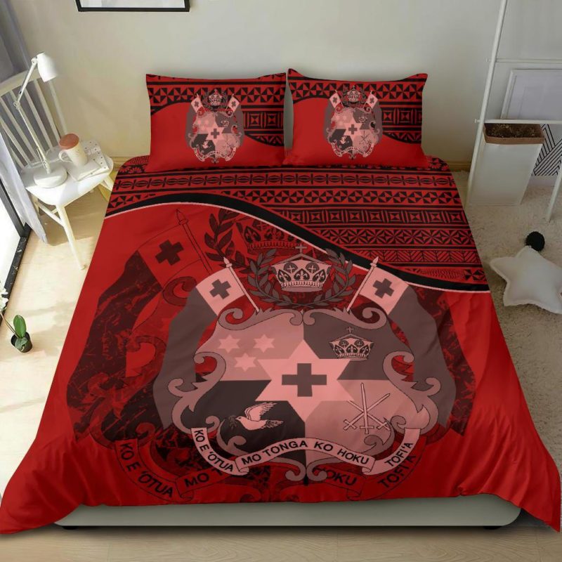 Tonga Bedding Set Red A24